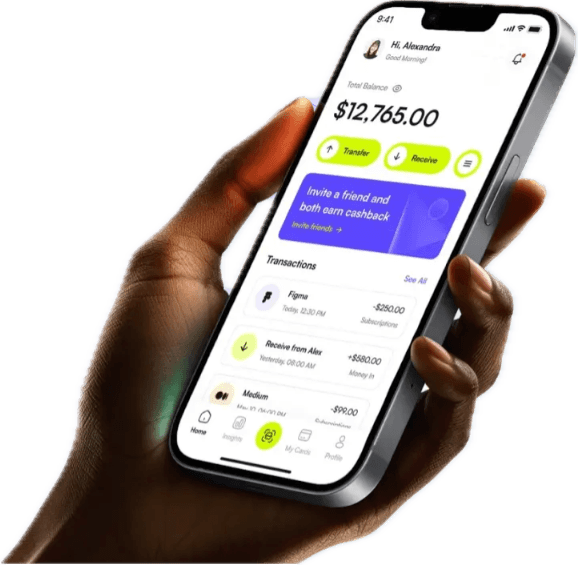 Seedflow accounting app on a mobile phone